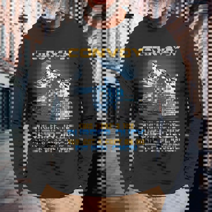 コンボイこれがラバーダックユー 長袖Tシャツ 高齢者への贈り物