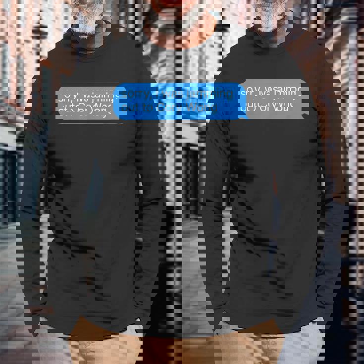 コーリー・ウォン・マーチ 長袖Tシャツ 高齢者への贈り物