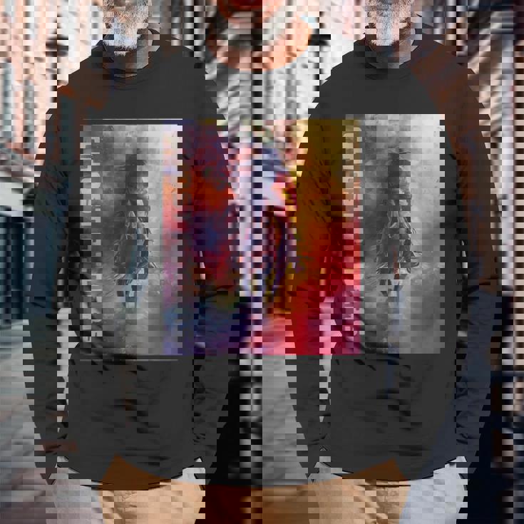 ゴーストライダー 長袖Tシャツ 高齢者への贈り物