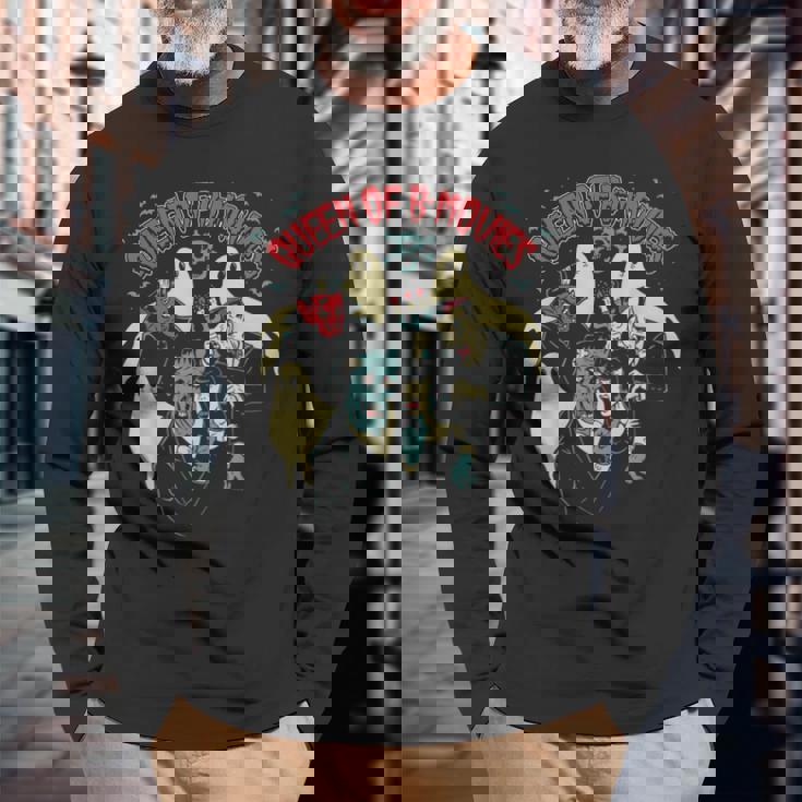 サイコビリー ホラー パンクロック Hr B 映画 長袖Tシャツ 高齢者への贈り物