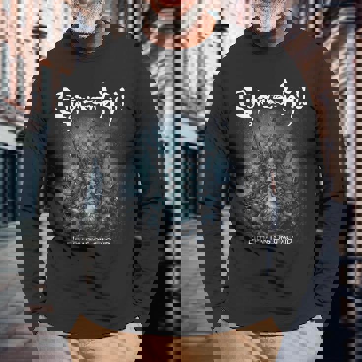 サイプレスヒル 酸の上の象 長袖Tシャツ 高齢者への贈り物