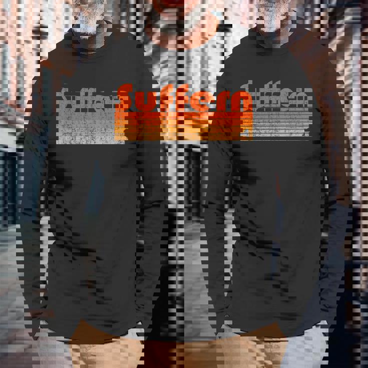 サファーン、ニューヨークレトロ80年代スタイル 長袖Tシャツ 高齢者への贈り物