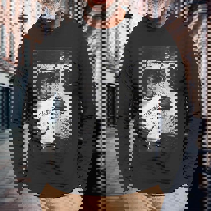 サル・サンチェス メキシコボクシングキングチャカルムクス 長袖Tシャツ 高齢者への贈り物