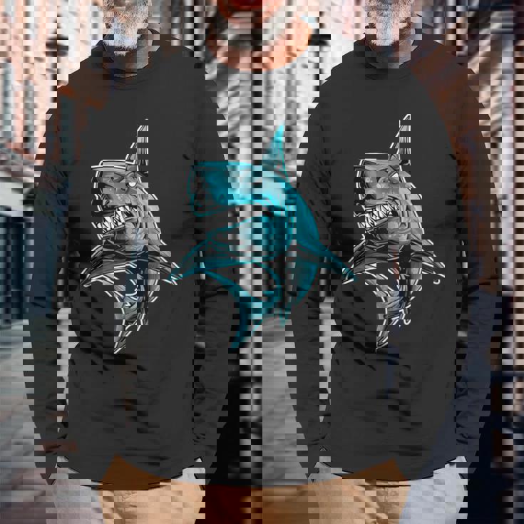 サンノゼ 408 シャツhark City Hellaan Jose、Shark Tankj 長袖Tシャツ 高齢者への贈り物