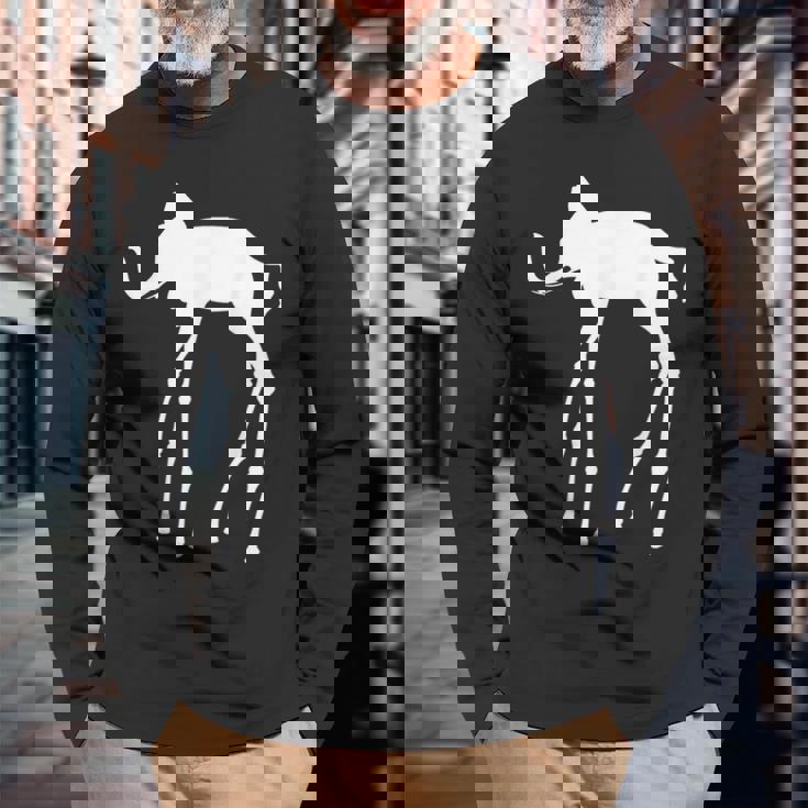 ザエレファントバイダリ 長袖Tシャツ 高齢者への贈り物