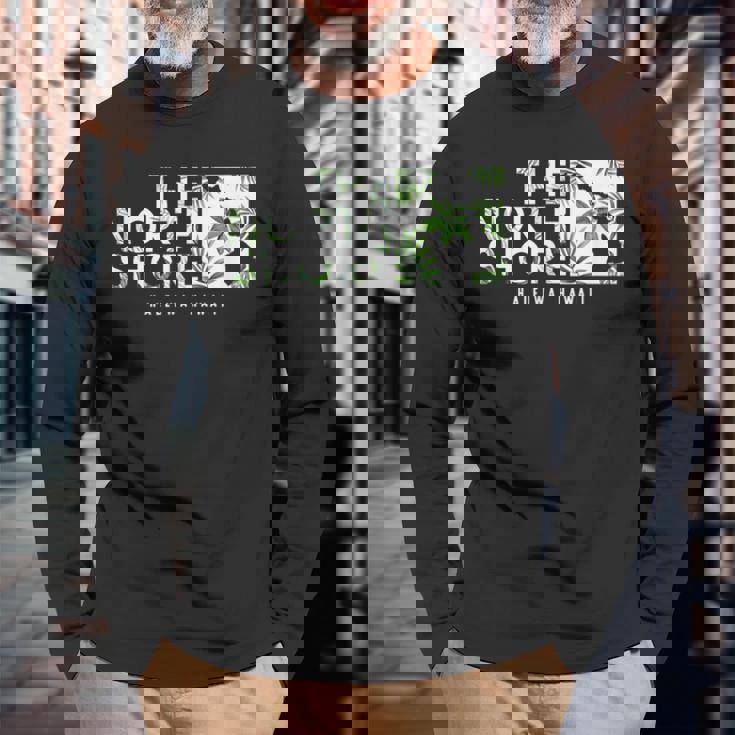 ザ・ノースショアハワイ・フローラル 長袖Tシャツ 高齢者への贈り物