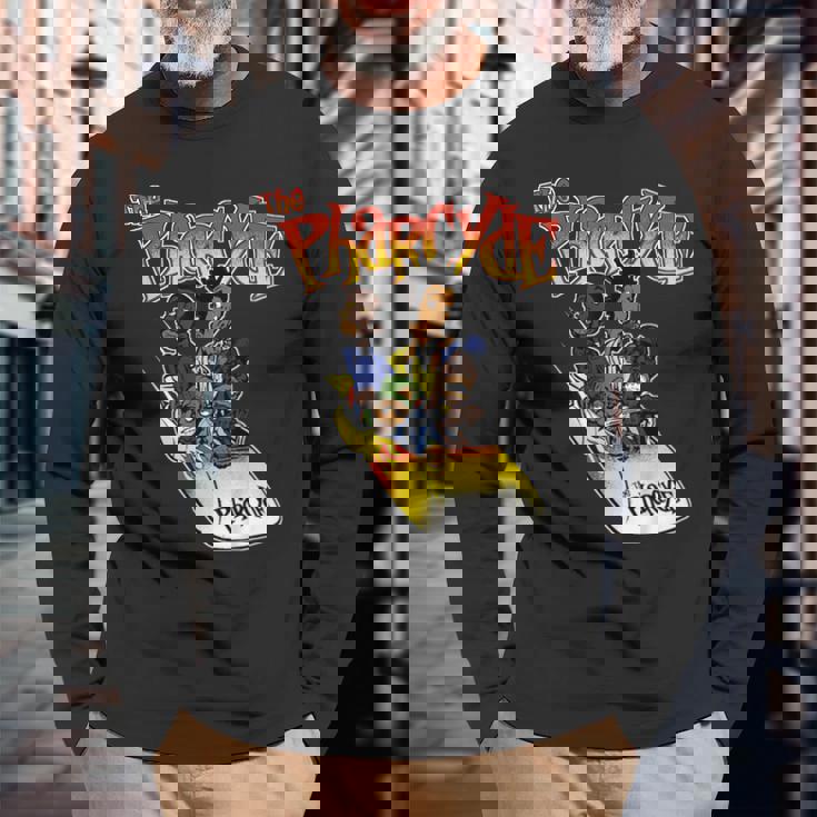 ザ・ファーサイド-奇妙なライドカー 長袖Tシャツ 高齢者への贈り物