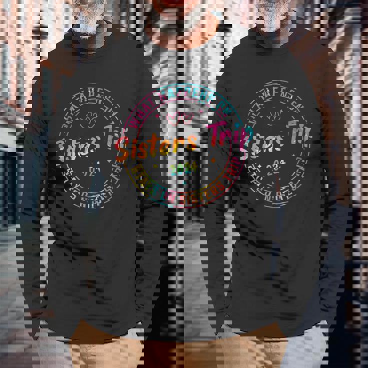 シスターズウィークエンドシスターズトリップ2025で何が起こるか 長袖Tシャツ 高齢者への贈り物