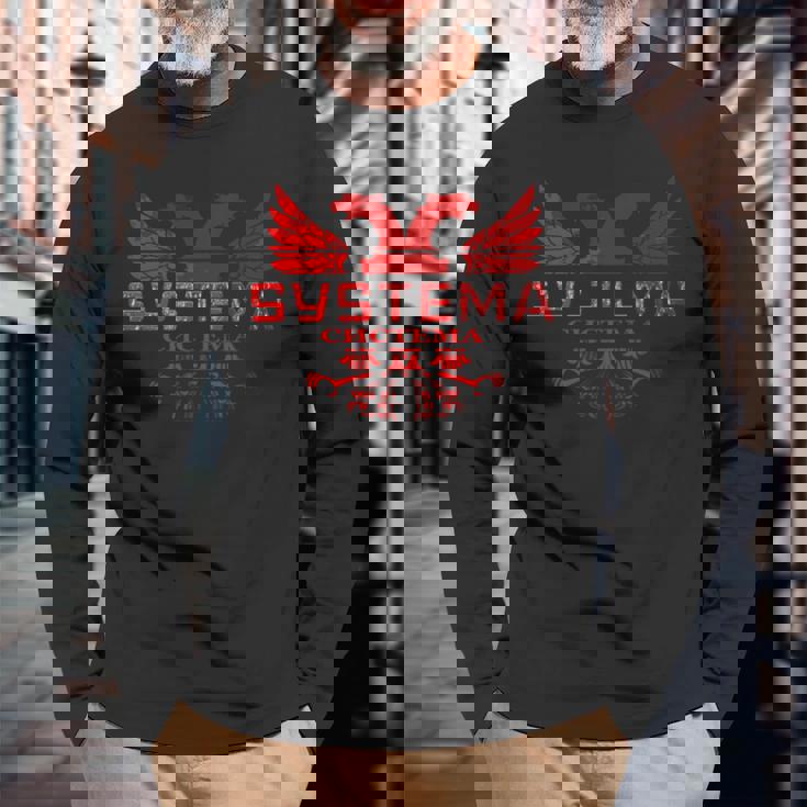 システマ、ロシアの格闘技 長袖tシャツ 長袖Tシャツ 高齢者への贈り物