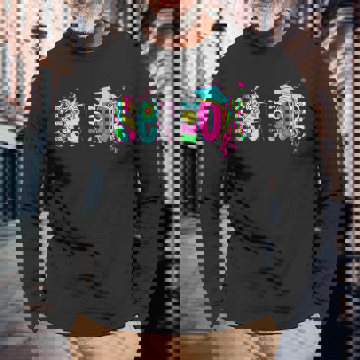 シニア 2025 長袖Tシャツ 高齢者への贈り物