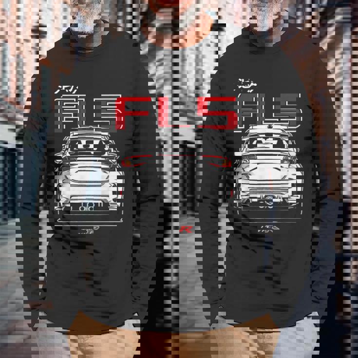 シビック タイプr Fl5 日本車 長袖Tシャツ 高齢者への贈り物