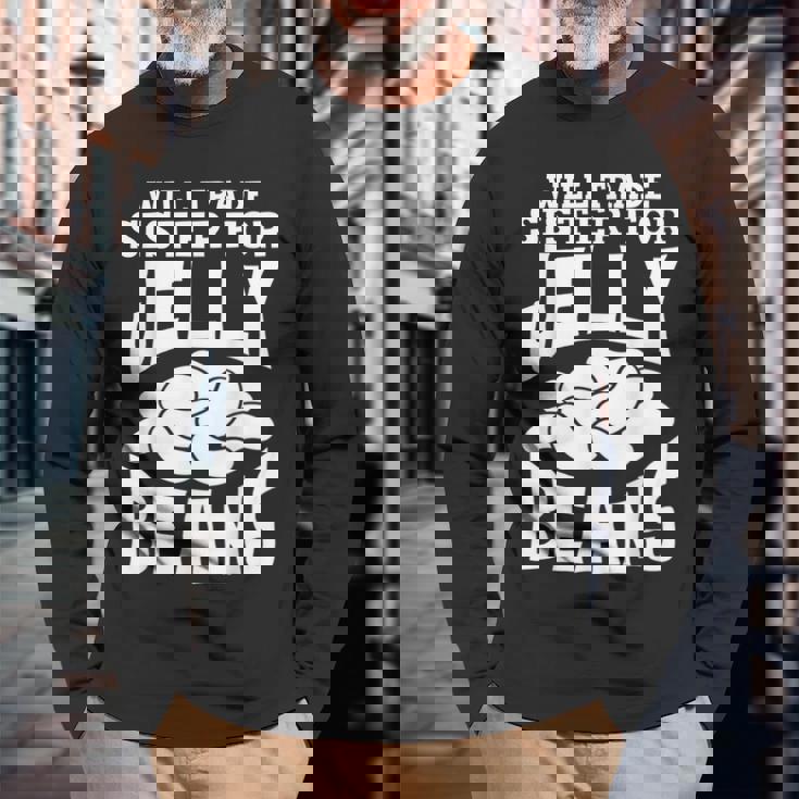 ジェリービーン キャンディービーンズ ビーガンフレーバー 長袖Tシャツ 高齢者への贈り物