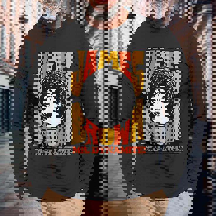 ジェームズ・ブラウン ミスター・ダイナマイト 長袖Tシャツ 高齢者への贈り物