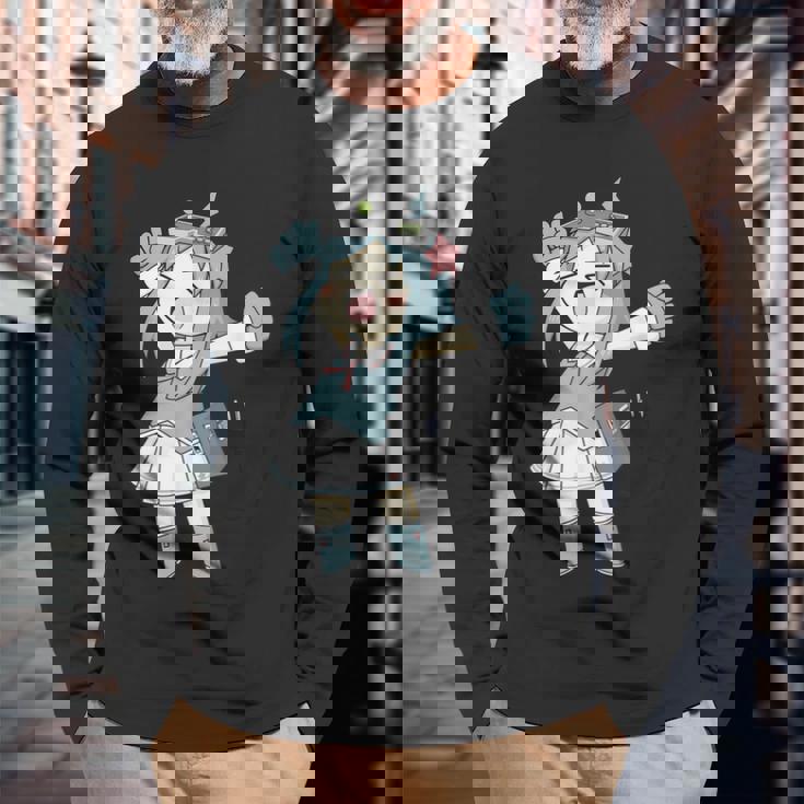 ジスたん 解放 【Twitch特集】 長袖Tシャツ 高齢者への贈り物