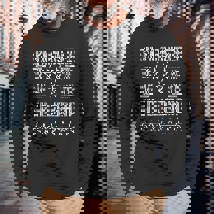 ジムマスターザマンザミスザレジェンド 長袖Tシャツ 高齢者への贈り物