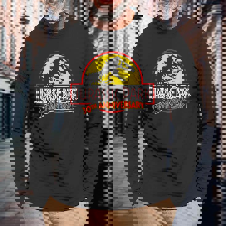 ジュラシックパーク 30Th Annviersary 公式ライセンス商品。 長袖Tシャツ 高齢者への贈り物