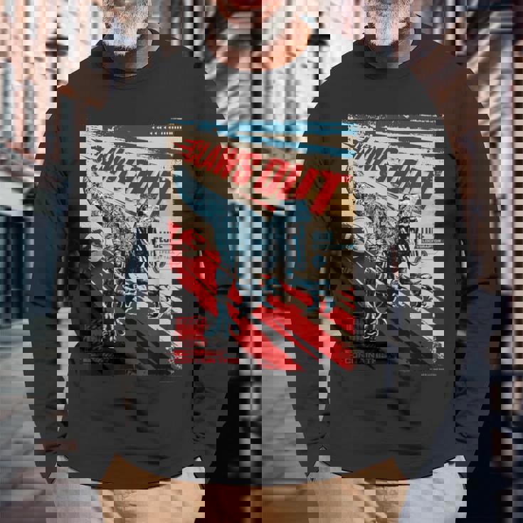 ジュラシック・ワールド Craws Out 長袖Tシャツ 高齢者への贈り物