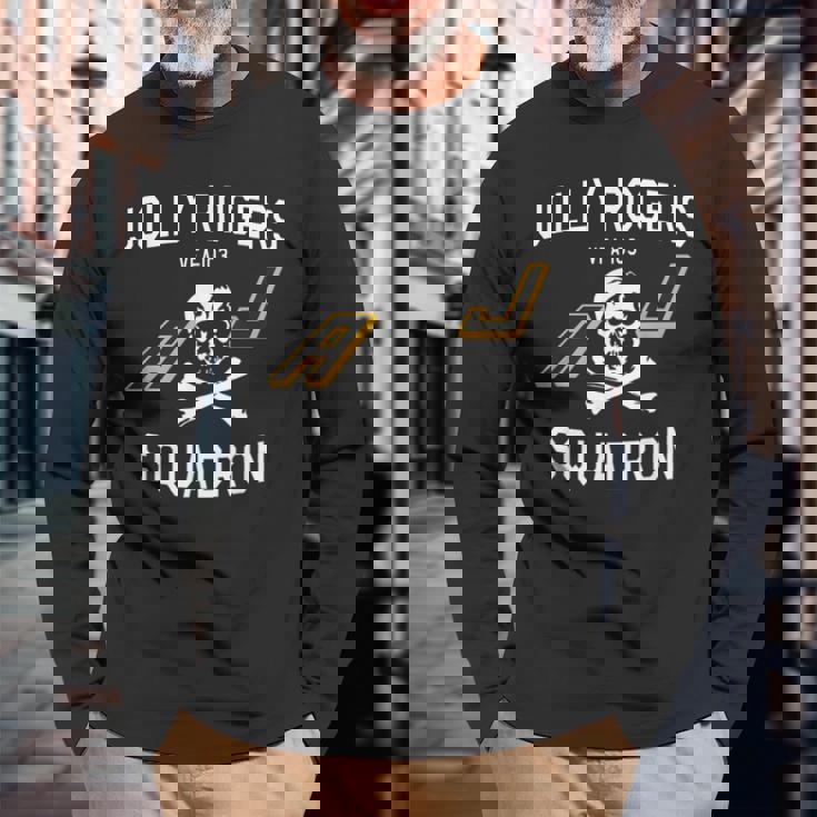 ジョリーロジャース ストライクファイター スクアドロンfa-103 デザイン 長袖Tシャツ 高齢者への贈り物