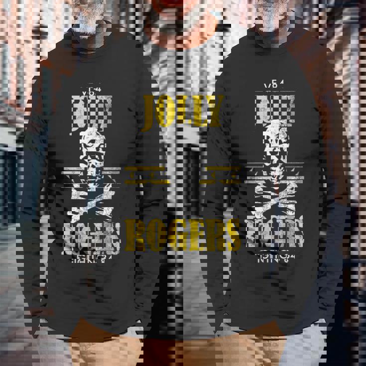 ジョリー・ロジャースf-84 苦難 長袖Tシャツ 高齢者への贈り物