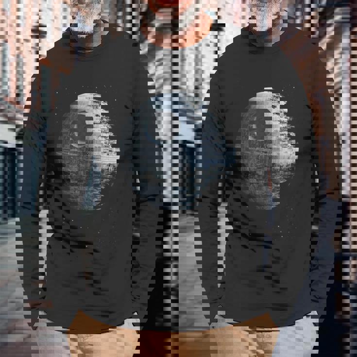 スター・ウォーズ ジェダイの帰還 デス・スター Undone グラフィックtシャツ 長袖Tシャツ 高齢者への贈り物