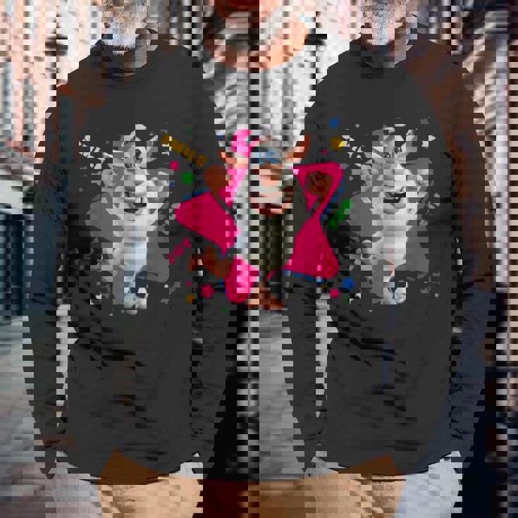 スター・ジョイ・ブーバは笑って楽しんでいる。 長袖Tシャツ 高齢者への贈り物