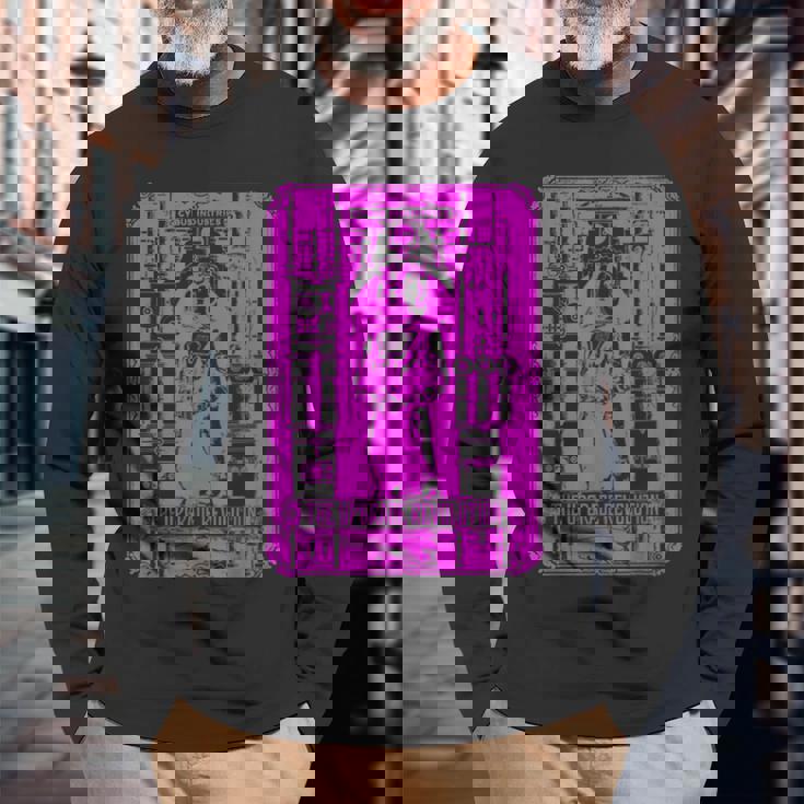 スチームパンク サイバーメン レトロ未来sfファン 長袖Tシャツ 高齢者への贈り物