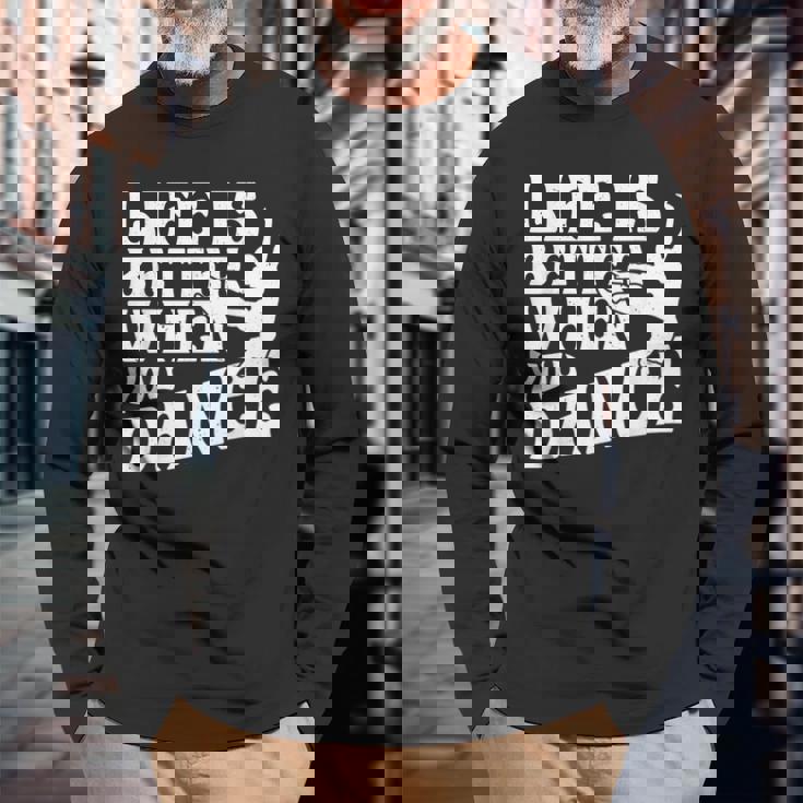 ストリートダンス ブレイクダンス 長袖Tシャツ 高齢者への贈り物