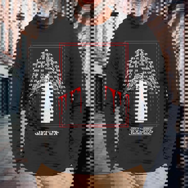 ストレンジャー・シングス クラシック ホラー サイキックパワー イレブン アイコン 長袖Tシャツ 高齢者への贈り物