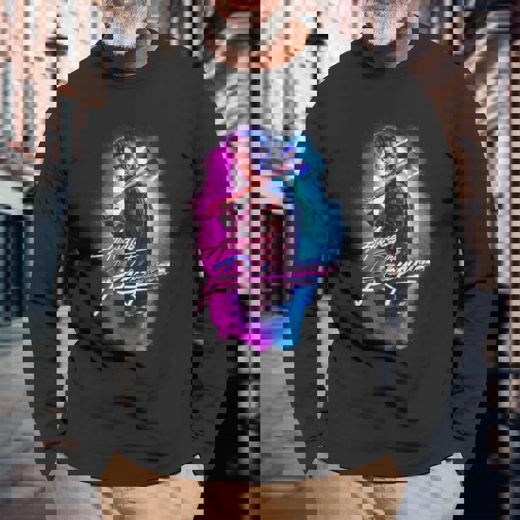 ストレンジャー・シングス スティーブ・ハリントン ベビーシッター 斧 80年代 レトロ 長袖Tシャツ 高齢者への贈り物