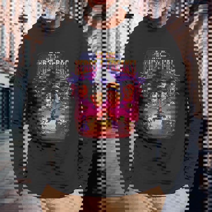 ストレンジャー・シングス ヘルファイア エディ・ザ・パーティー Dnd 80年代 レトロ 長袖Tシャツ 高齢者への贈り物