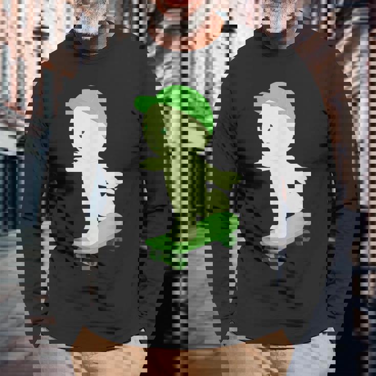 スミスキ好き、かわいいスミスキ、親友へのギフトに。 長袖Tシャツ 高齢者への贈り物