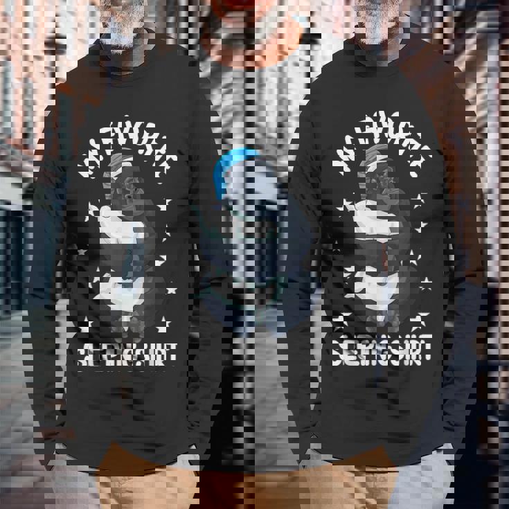 スリープシャツ ゴリラパジャマ モーニンググランピー用 長袖Tシャツ 高齢者への贈り物