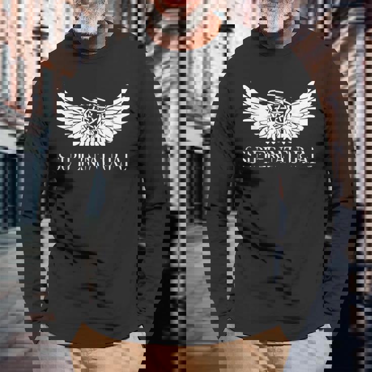 スーパーナチュラル 長袖Tシャツ 高齢者への贈り物