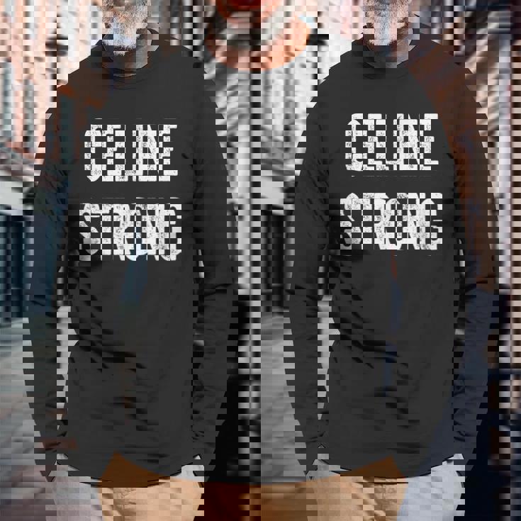 セリーヌストロングセリーヌサポーター 長袖Tシャツ 高齢者への贈り物