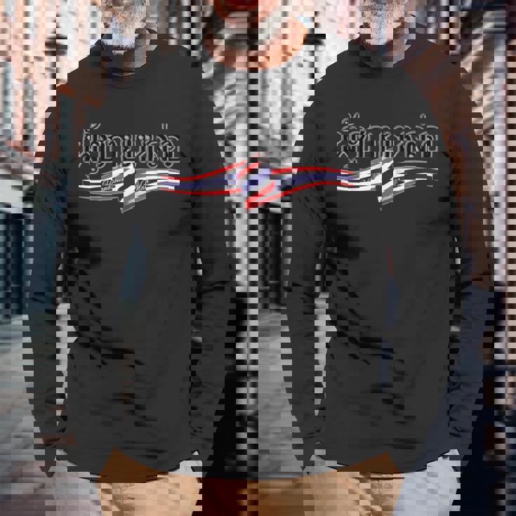 タイ タイ語フォント 書体 ハンサムマン パタヤ バンコク プーケット クラブ バー ゴーゴーバー 贈り物 お土産 長袖Tシャツ 高齢者への贈り物