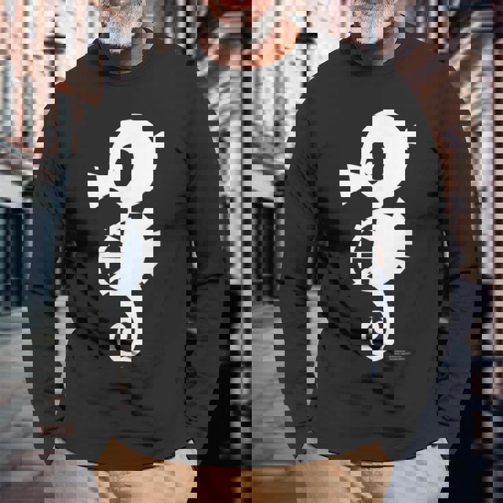 タツノコロゴ B 長袖Tシャツ 高齢者への贈り物