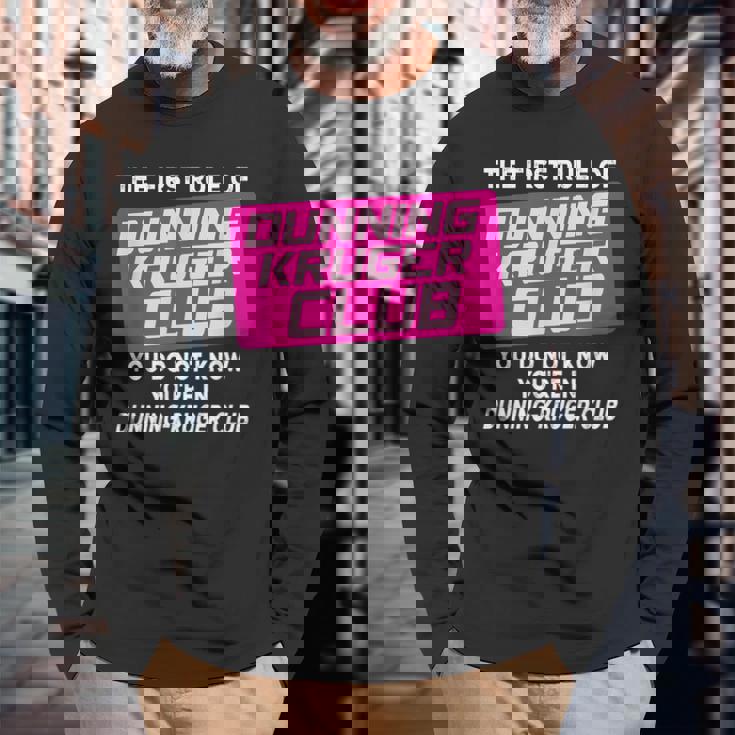 ダニング・クルーガークラブ 長袖Tシャツ 高齢者への贈り物