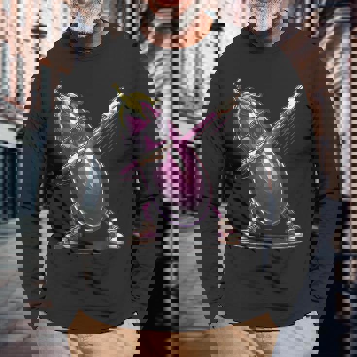 ダブ ナス ダンス ダブ ナス フルーツ 長袖Tシャツ 高齢者への贈り物