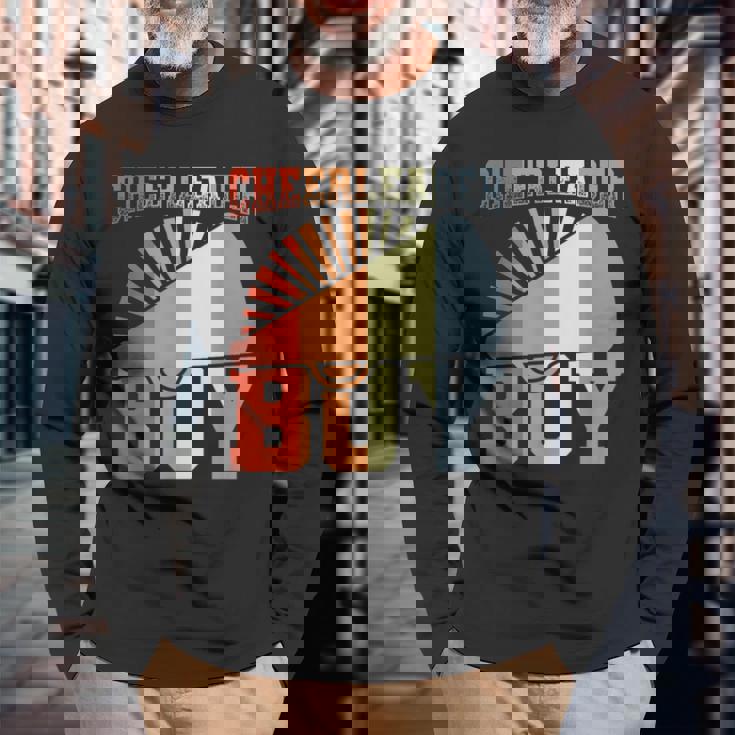 チアリーディング少年男子大学生チアリーダー 長袖Tシャツ 高齢者への贈り物