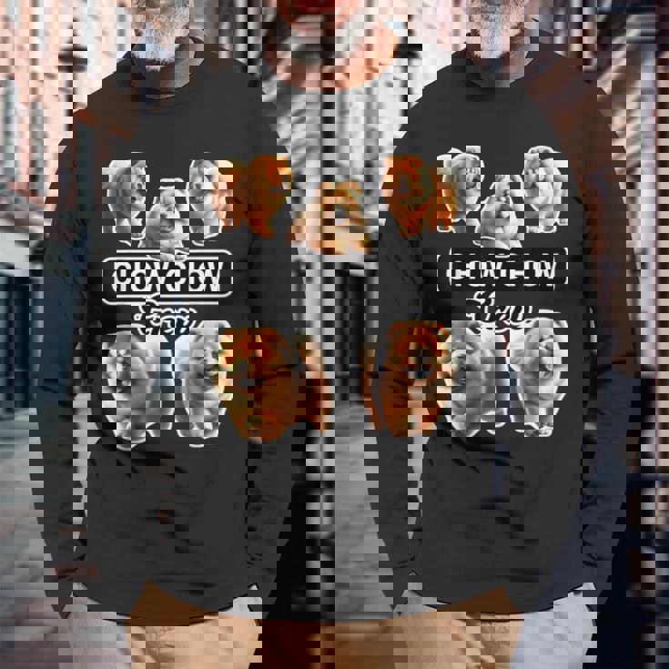 チャウチャウクルー 長袖Tシャツ 高齢者への贈り物