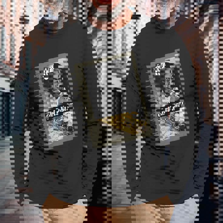 チャーリー_001 長袖Tシャツ 高齢者への贈り物