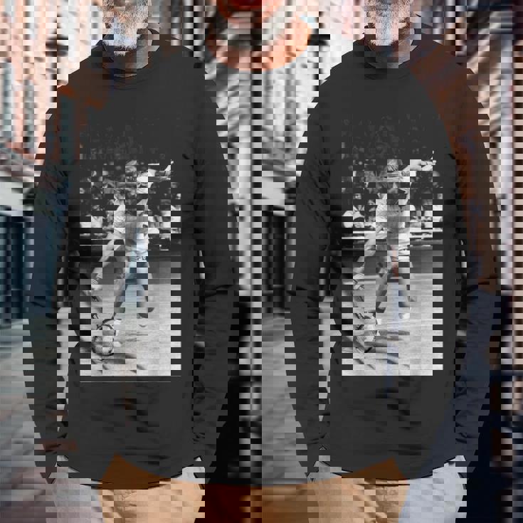 テニスプレーヤー ビョルン・ボルグ 1980 長袖Tシャツ 高齢者への贈り物