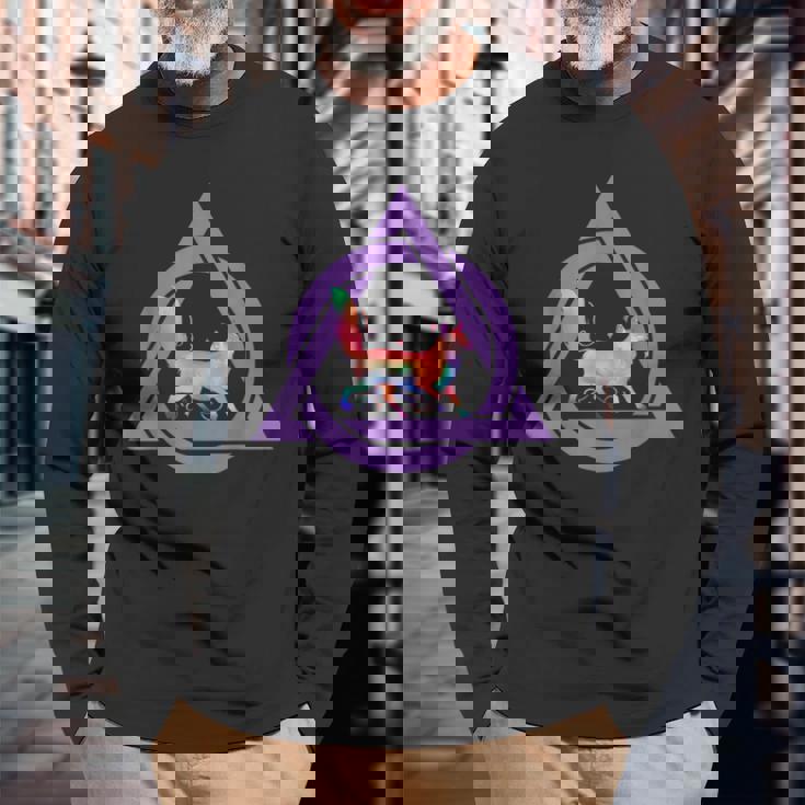 テリアン・ウェア・デルタフォックス 長袖Tシャツ 高齢者への贈り物