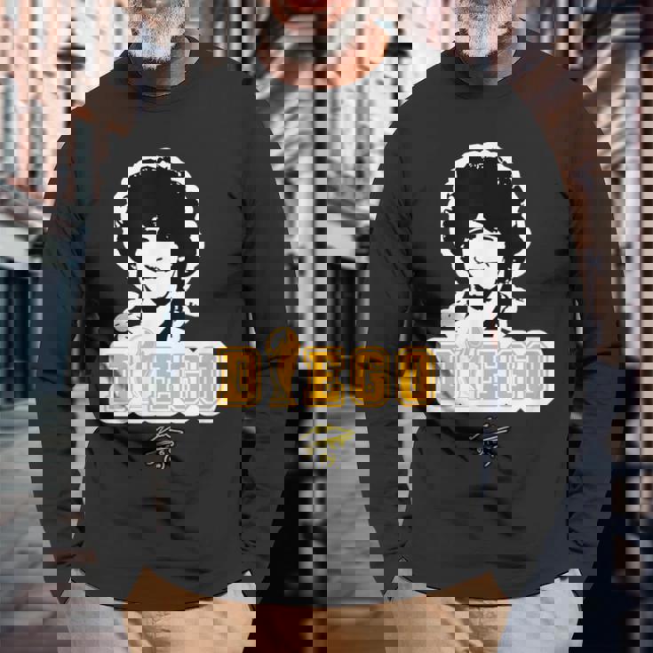 ディエゴ・マラドーナ・アルヘンティノス・ジュニアーズ 長袖Tシャツ 高齢者への贈り物