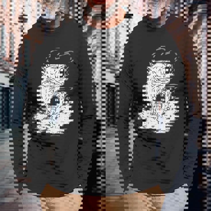 トラウト フィッシング シーバス フィッシャーマン 釣り竿 長袖tシャツ 長袖Tシャツ 高齢者への贈り物