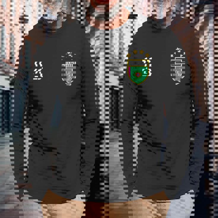 トルクメニスタン 23番 スポーツジャージー フットボール 23 長袖Tシャツ 高齢者への贈り物