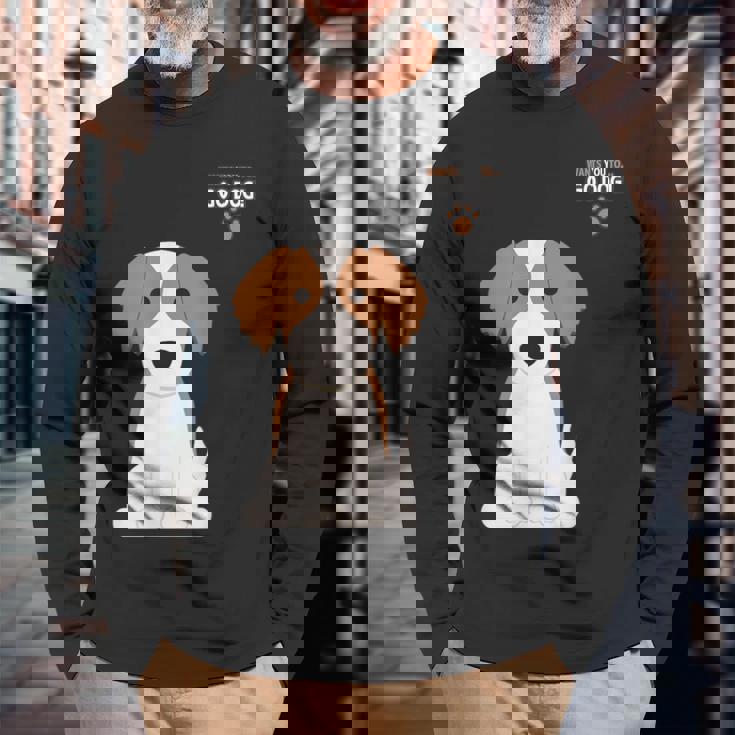 ドッグシリーズ「コーイケルホンディエ」 長袖Tシャツ 高齢者への贈り物