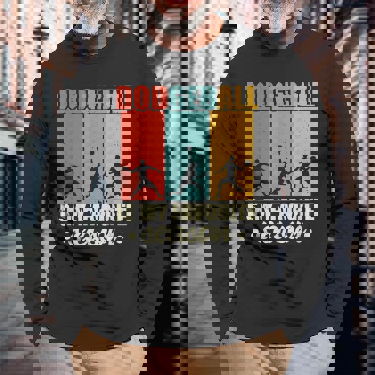 ドッジボール ダッジボール 長袖Tシャツ 高齢者への贈り物