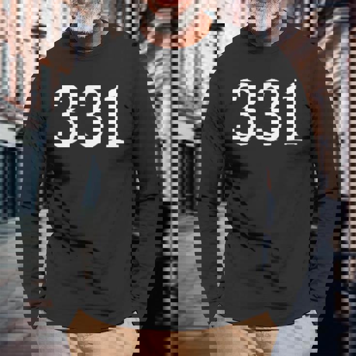 ナンバー331 ポケットナンバー スポーツジャージ 誕生日 長袖Tシャツ 高齢者への贈り物