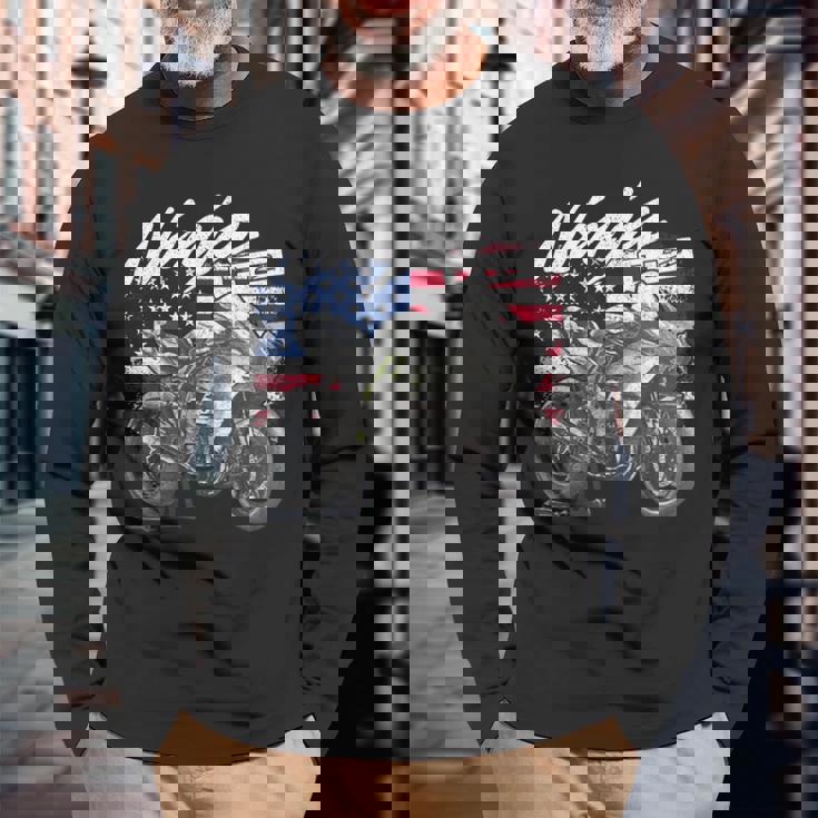 ニンジャ H2 7月4日 アメリカ版 長袖Tシャツ 高齢者への贈り物